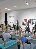 Yoga at the museum